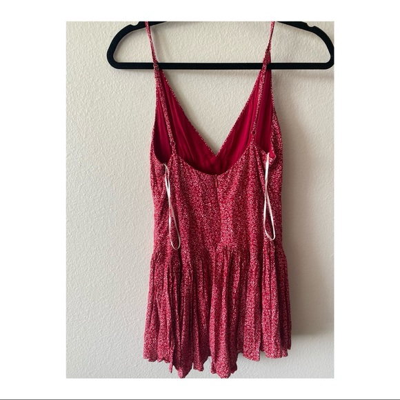 Princess Polly red ROMPER - Picture 2 of 3